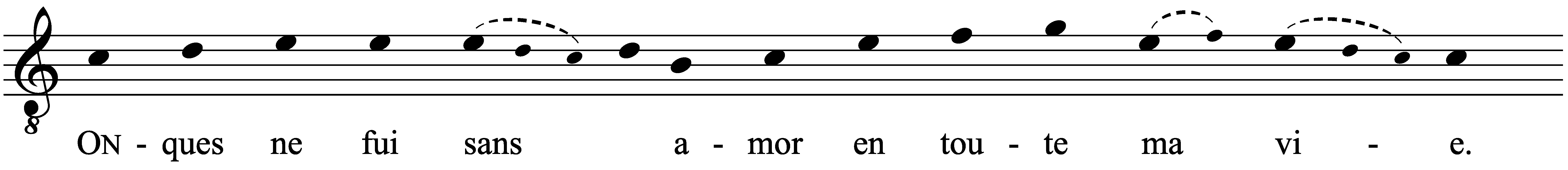 Work musical notation